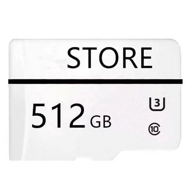 512GB Micro SD Flash Memory Card Class 10 For Phones,Camera and PC