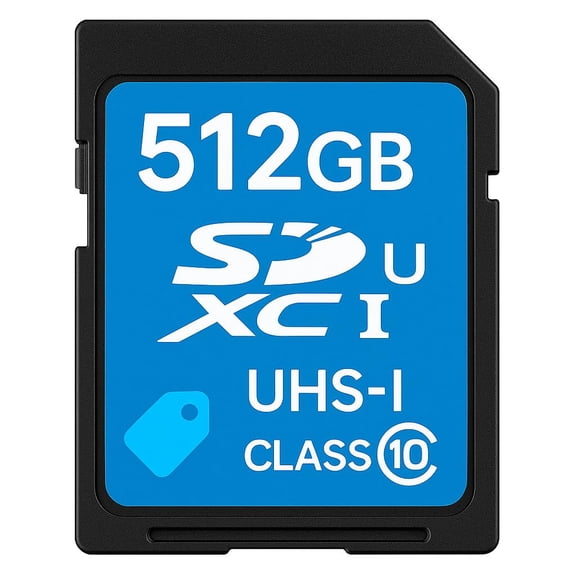 512GB SDXC Card Class 10 UHS-I U3 High Speed Secure Digital Card for 4K Video Photography, Large Capacity 512 Gigabyte SD Card CA PE248734