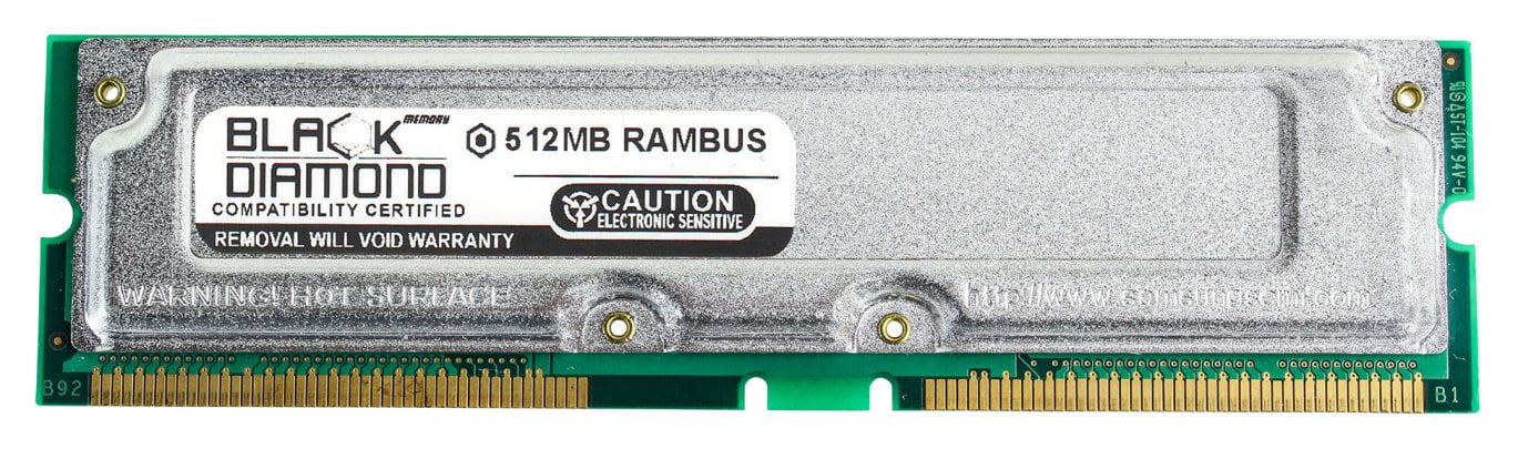 184 Pin Rimm 512MB RAM Memory for Dell Dimension 8200 (400MHz FSB) 184pin PC800 45ns ...