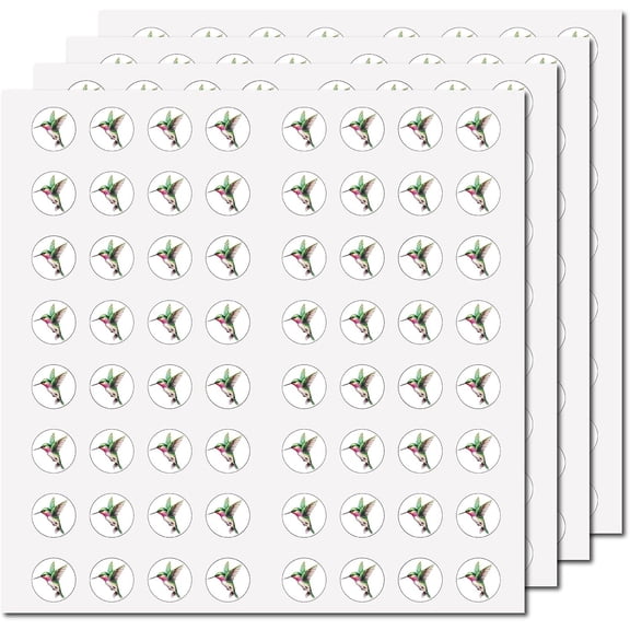 512pcs Bird Planner Stickers Self-Adhesive Stickers with Planners Journals Agendas DIY Calendar Crafting Tabs Events Flags 8 Sheets Decoration for Gifts Box Envelope Seals Mixed Color