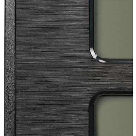 513-1419C Atomic Digital Wall Clock with Calendar and Indoor Temperature