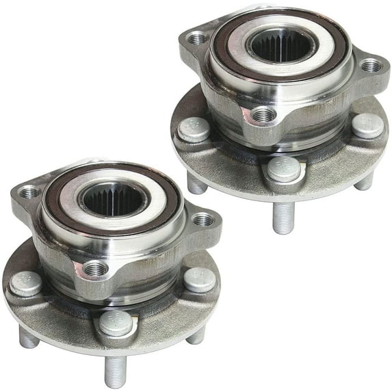 513303 AFA Motors Front Wheel Hub Assembly Replacement w/ABS for Subaru Forester XV Crosstrek Impreza WRX Wheel Bearing and Hub with 5 Lug Pair Fits select: 2009 SUBARU FORESTER 2.5XT