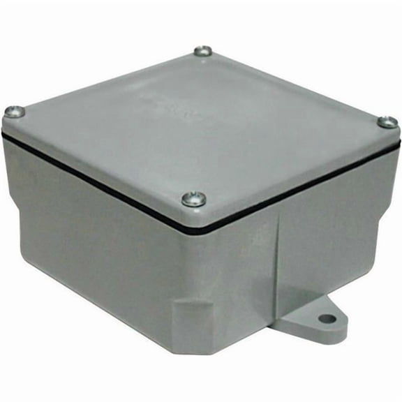 5133709U 4 x 4 x 4 in. PVC Molded Junction Box