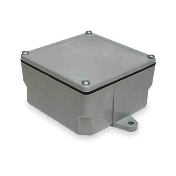 5133713 Rigid PVC Molded Screw Cover Junction Box 12 Inch x 12 Inch x 6 Inch 810 Cubic-Inch