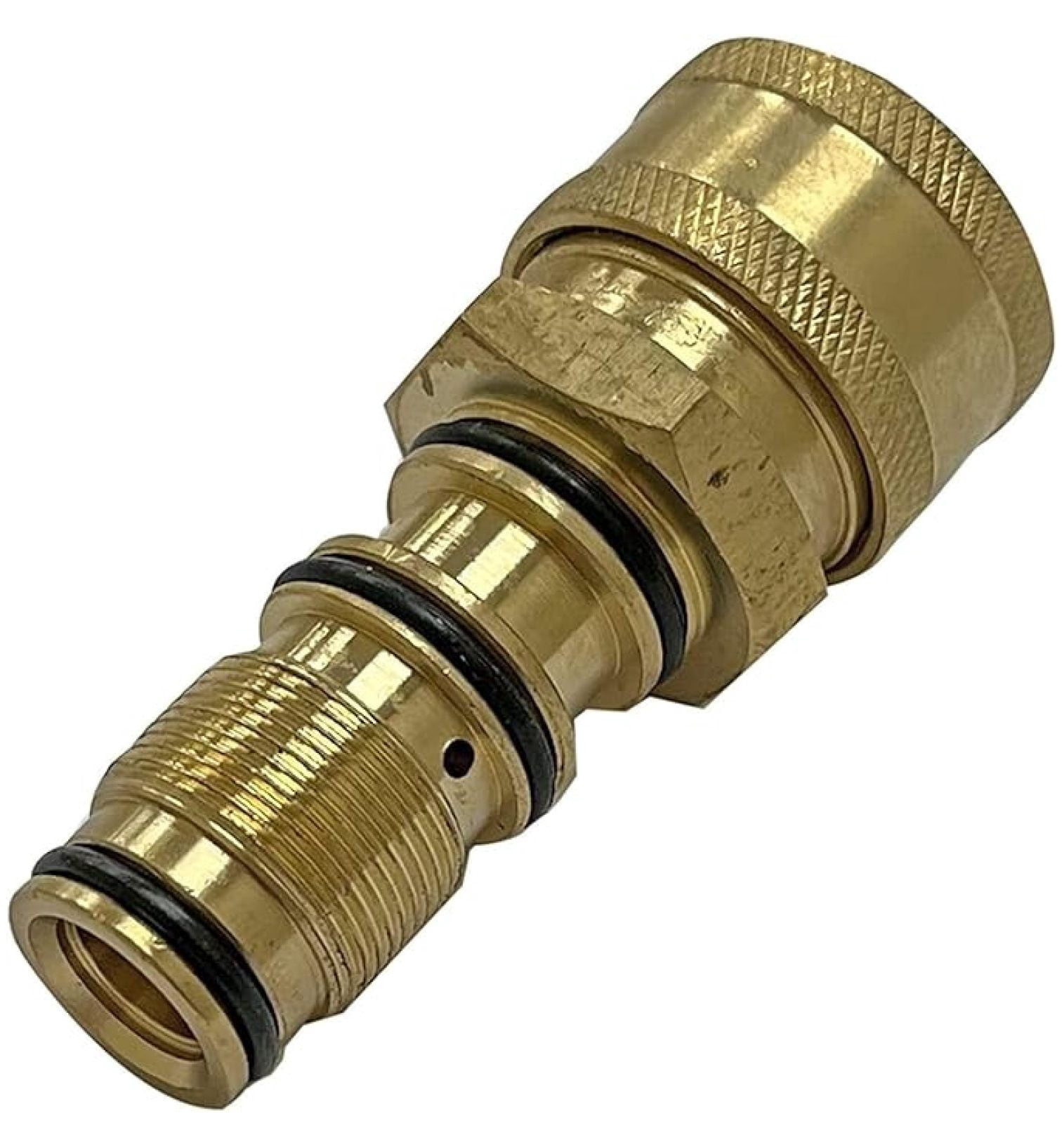 5140130-25 Outlet Connector with 3/8 Quick Connect Fitting with O-Rings Original Replacement Brass quick connect fitting for AAA C40 Series Pumps