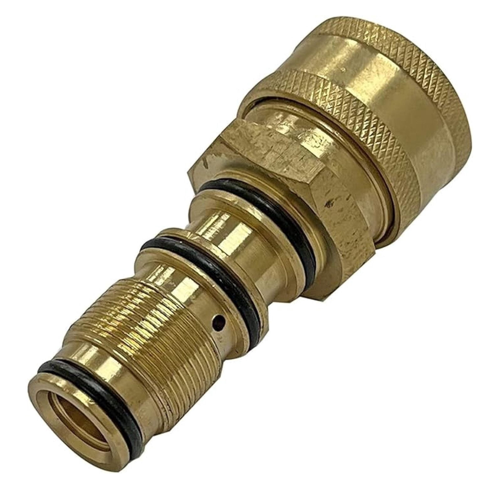 5140130-25 Outlet Connector with 3/8 Quick Connect Fitting with O-Rings Original Replacement Brass quick connect fitting for AAA C40 Series Pumps