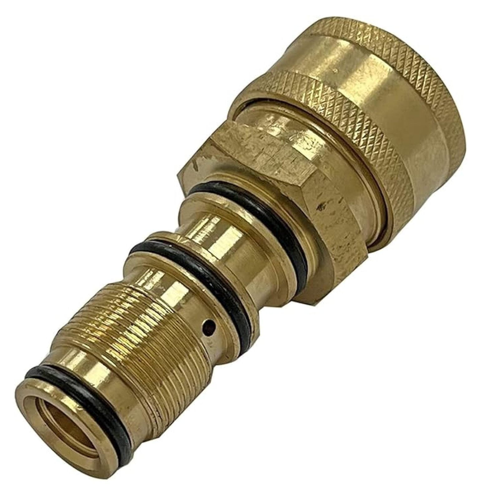5140130-25 Outlet Connector with 3/8 Quick Connect Fitting with O-Rings Original Replacement Brass quick connect fitting for AAA C40 Series Pumps