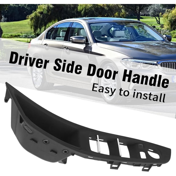 51417225873 Interior Door Handle Window Switch Armrest Panel(Front Left Side), Replacement for BMW 5 Series F10 F11 F18 520 523 525 528 530 2010-2016