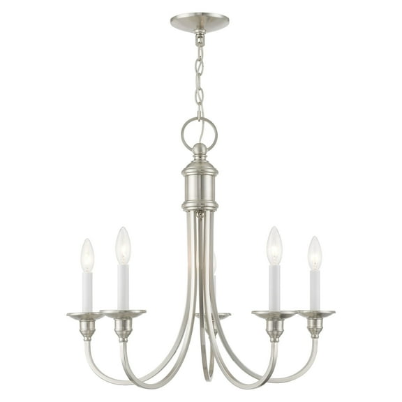 Livex Lighting Cranford Chandelier in Brushed Nickel
