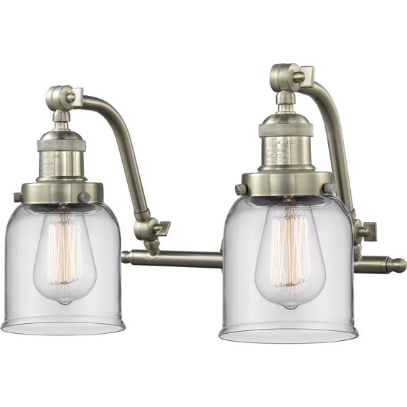 515-2W-SN-G52-Innovations Lighting-Bellmont - 18 Inch 6W 2 LED Bath Vanity