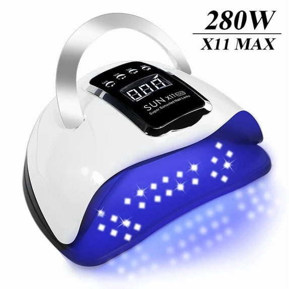 515 SUN X11 MAX Professional Nail Drying Lamp Manicure 280W Nails Gel Polish Drying Machine with Auto Sensor UV Nail Lamp