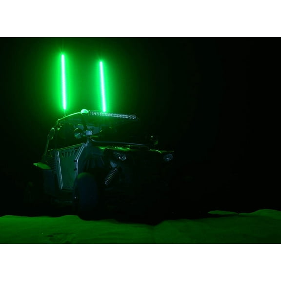 5150 Whips High Powered LED Color Changing Whip with Bluetooth - Magnetic Quick Rlease- Crazy Bright. Crazy Strong. 2 Bluetooth Whips - 4ft, Magnetic Quick Release