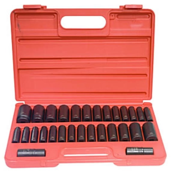 5153DD 29 Piece Sae & Metric Impact Sockets