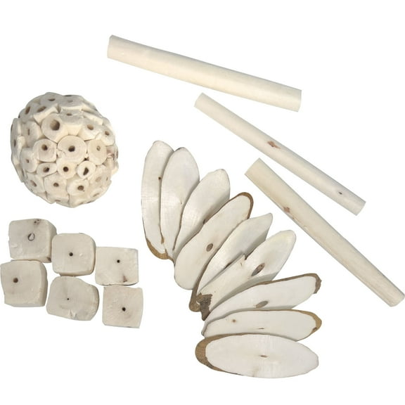 5155 Dainty Sola Platter M&M Bird Toys - Natural Shredding Foraging Platter