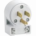 thumbnail image 1 of 515AN-000 Leviton Commercial PVC Polarized Angle Plug 5-15P 18-12 Awg 2 Pole  3 Wire White, 1 of 1