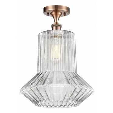 Innovations Lighting - Springwater - 1 Light Semi-Flush Mount In Industrial