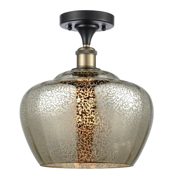 Innovations Lighting - Fenton - 1 Light Semi-Flush Mount In Industrial Style-13
