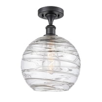 Innovations Lighting - Athens Deco Swirl - 1 Light Semi-Flush Mount In