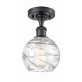 thumbnail image 1 of Innovations Lighting - Athens Deco Swirl - 1 Light Semi-Flush Mount In, 1 of 2