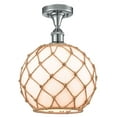 thumbnail image 1 of Innovations Lighting - Farmhouse Rope - 1 Light Semi-Flush Mount In Industrial, 1 of 2