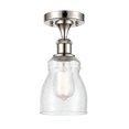 thumbnail image 1 of 516-1C-PN-G394-LED-Innovations Lighting-Ellery-3.5W 1 LED Semi-Flush Mount in Nautiical Style-4.5 Inches Wide by 13 Inches High   Polished Nickel, 1 of 1