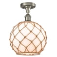 thumbnail image 1 of Innovations Lighting - Farmhouse Rope - 1 Light Semi-Flush Mount In Industrial, 1 of 2