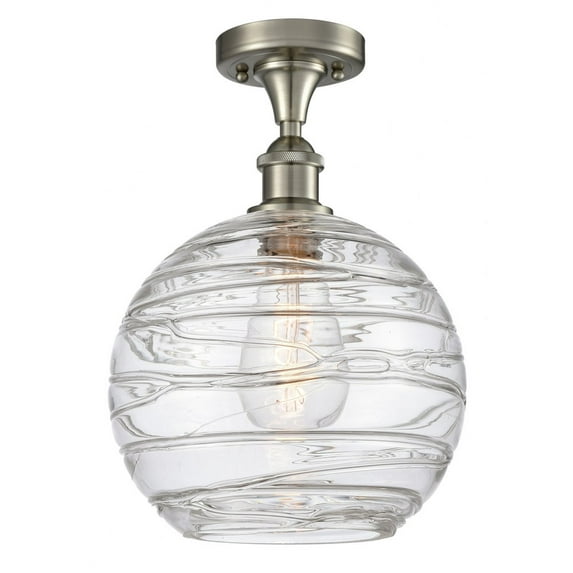 Innovations Lighting - Athens Deco Swirl - 1 Light Semi-Flush Mount In