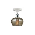 thumbnail image 1 of 516-1C-WPC-G96-L-LED-Innovations Lighting-Large Fenton-3.5W 1 LED Semi-Flush Mount in Industrial Style-11 Inches Wide by 13 Inches High, 1 of 1