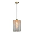 thumbnail image 1 of 516-1P-AB-G116-L-Innovations Lighting-Cobbleskill - 1 Light Cord Hung Mini Pendant In Industrial Style-14 Inches Tall and 9 Inches Wide-Antique Brass, 1 of 7