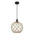 thumbnail image 1 of Innovations Lighting - Farmhouse Rope - 1 Light Cord Hung Mini Pendant In, 1 of 2