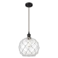 thumbnail image 1 of 516-1P-OB-G122-10RW-LED-Innovations Lighting-Large Farmhouse Rope-3.5W 1 LED Mini Pendant in Industrial Style-10 Inches Wide by 13 Inches High   Oil, 1 of 1