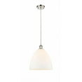 thumbnail image 1 of 516-1P-PN-GBD-121-Innovations Lighting-Bristol Glass - 1 Light Mini Pendant In Industrial Style-14.75 Inches Tall and 12 Inches Wide-Polished Nickel, 1 of 5