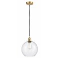 thumbnail image 1 of 516-1P-SG-G124-10-LED-Innovations Lighting-Large Athens-3.5W 1 LED Mini Pendant in Industrial Style-10 Inches Wide by 13 Inches High   Satin Gold, 1 of 1
