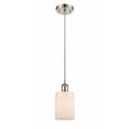 thumbnail image 1 of 516-1P-SN-G341-LED-Innovations Lighting-Hadley-3.5W 1 LED Mini Pendant in Art Nouveau Style-4.5 Inches Wide by 8 Inches High   Brushed Satin Nickel, 1 of 1