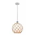 thumbnail image 1 of 516-1P-WPC-G121-10RB-LED-Innovations Lighting-Large Farmhouse Rope-3.5W 1 LED Mini Pendant in Industrial Style-10 Inches Wide by 13 Inches High, 1 of 1