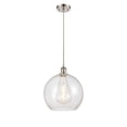 thumbnail image 1 of 516-1P-WPC-G124-12 Innovations Lighting Ballston Athens 1 Light 12" Cord Hung Mini Pendant Seedy/Brushed Satin Nickel, 1 of 3