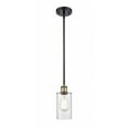 thumbnail image 1 of 516-1S-BAB-G802 Innovations Lighting Clymer - 1 Light Mini Pendant In Art Deco Style-10 Inches Tall and 3.88 Inches Wide-Black Antique Brass, 1 of 4