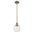thumbnail image 1 of 516-1S-BB-G1013 Innovations Lighting Belfast - 1 Light Mini Pendant In Industrial Style-9 Inches Tall and 6 Inches Wide-Brushed Brass Finish-Deco, 1 of 3