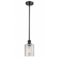 thumbnail image 1 of 516-1S-BK-G112 Innovations Lighting Cobbleskill - 1 Light Mini Pendant In Industrial Style-8 Inches Tall and 5 Inches Wide-Matte Black Finish-Clear, 1 of 7