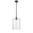 thumbnail image 1 of 516-1S-BK-G112-L Innovations Lighting Cobbleskill - 1 Light Stem Hung Mini Pendant In Industrial Style-14 Inches Tall and 9 Inches Wide-Matte Black, 1 of 3