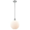 thumbnail image 1 of 516-1S-PC-G121-10 Innovations Lighting Athens - 1 Light Stem Hung Mini Pendant In Industrial Style-13 Inches Tall and 10 Inches Wide-Polished Chrome, 1 of 7