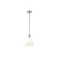 thumbnail image 1 of 516-1S-WPC-GBC-84 Innovations Lighting Berkshire 1 Light 8" Mini Pendant Polished Chrome/Matte White, 1 of 4