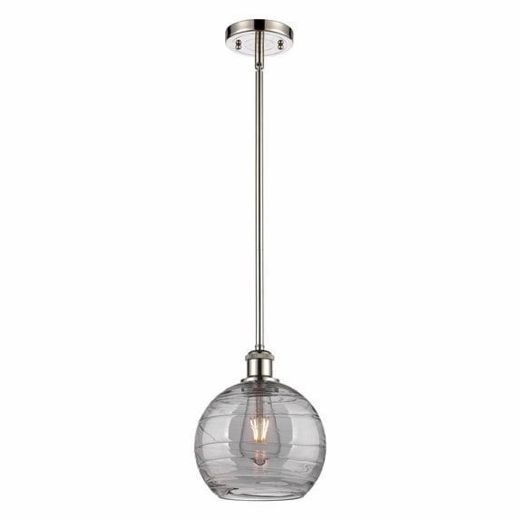 Innovations Lighting - Athens Deco Swirl - 1 Light Stem Hung Mini Pendant In