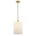 thumbnail image 1 of 516-1S-SG-G111-L-Innovations Lighting-Cobbleskill - 1 Light Stem Hung Mini Pendant In Industrial Style-14 Inches Tall and 9 Inches Wide-Satin Gold, 1 of 3