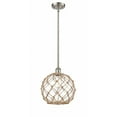 thumbnail image 1 of Innovations Lighting - Farmhouse Rope - 1 Light Stem Hung Mini Pendant In, 1 of 2