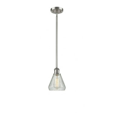 516-1S-SN-G275-Innovations Lighting-Conesus - 1 Light Mini Pendant In Industrial Style-10 Inches Tall and 6 Inches Wide-Brushed Satin Nickel
