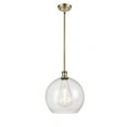 thumbnail image 1 of 516-1S-WPC-G124-12 Innovations Lighting Athens 1 Light 12" Mini Pendant Antique Brass/Matte White, 1 of 5