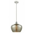 thumbnail image 1 of 516-1S-WPC-G96-L-Innovations Lighting-Fenton - 1 Light Mini Pendant In Industrial Style-11 Inches Tall and 11 Inches Wide-White/Polished Chrome, 1 of 3