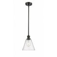 thumbnail image 1 of 516-1S-WPC-GBC-84 Innovations Lighting Berkshire 1 Light 8" Mini Pendant Oil Rubbed Bronze/Seedy, 1 of 4