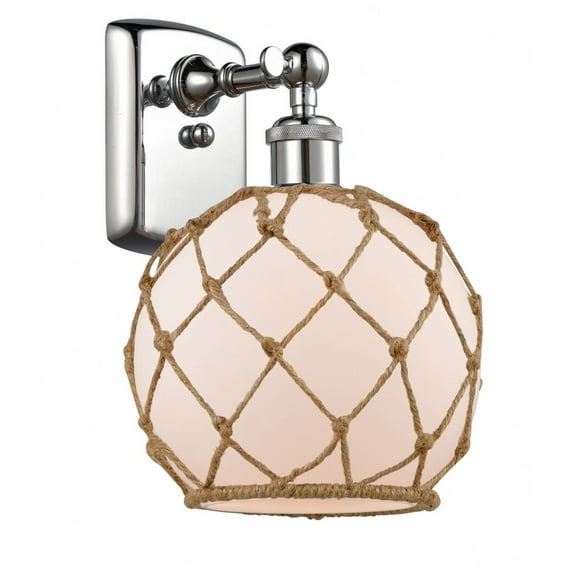 Innovations Lighting - Farmhouse Rope - 1 Light Wall Sconce In Industrial